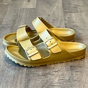 Birkenstock Womens Arizona EVA GOLD Sandals Size 8  US/ 39